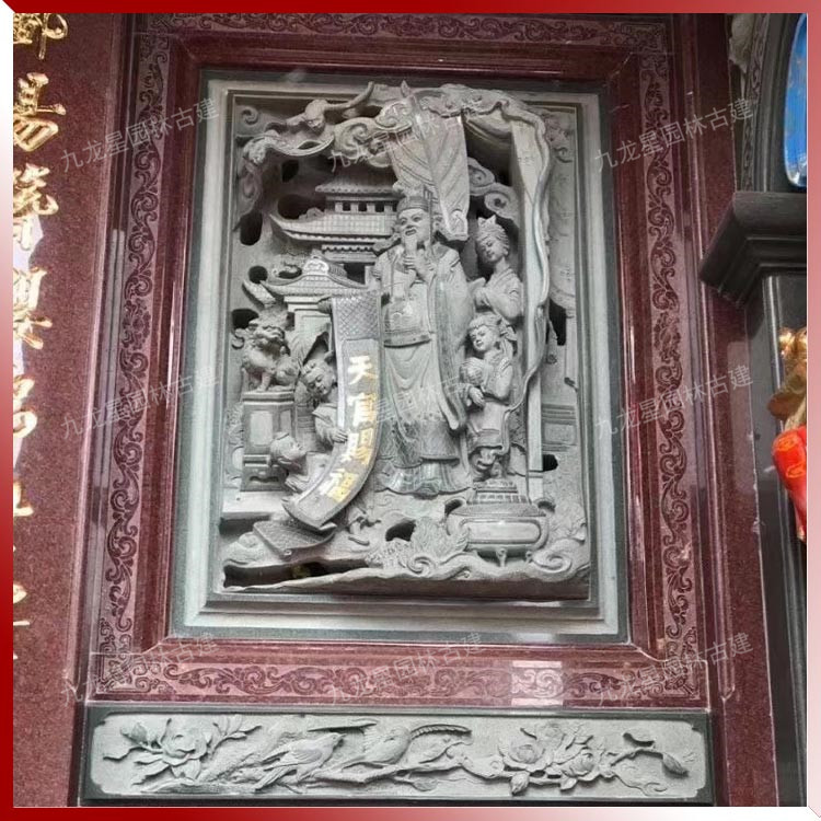 寺廟浮雕石雕壁畫(huà) 